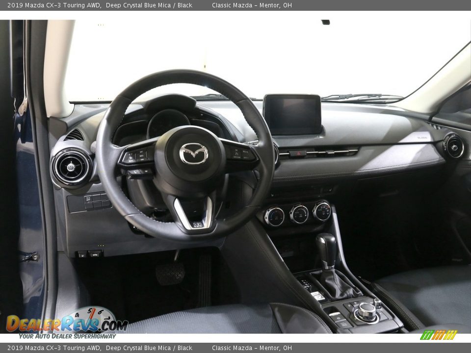 2019 Mazda CX-3 Touring AWD Deep Crystal Blue Mica / Black Photo #6