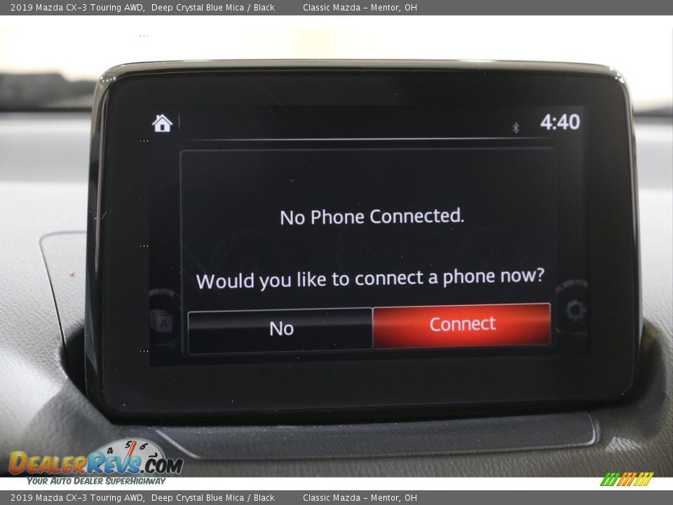 2019 Mazda CX-3 Touring AWD Deep Crystal Blue Mica / Black Photo #10