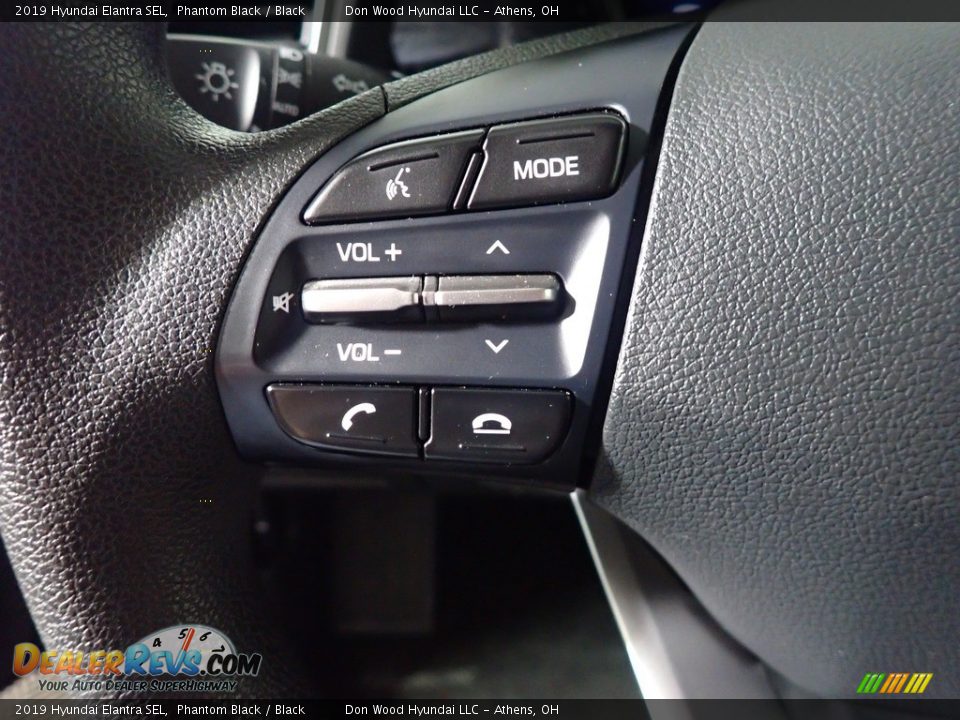 2019 Hyundai Elantra SEL Phantom Black / Black Photo #29