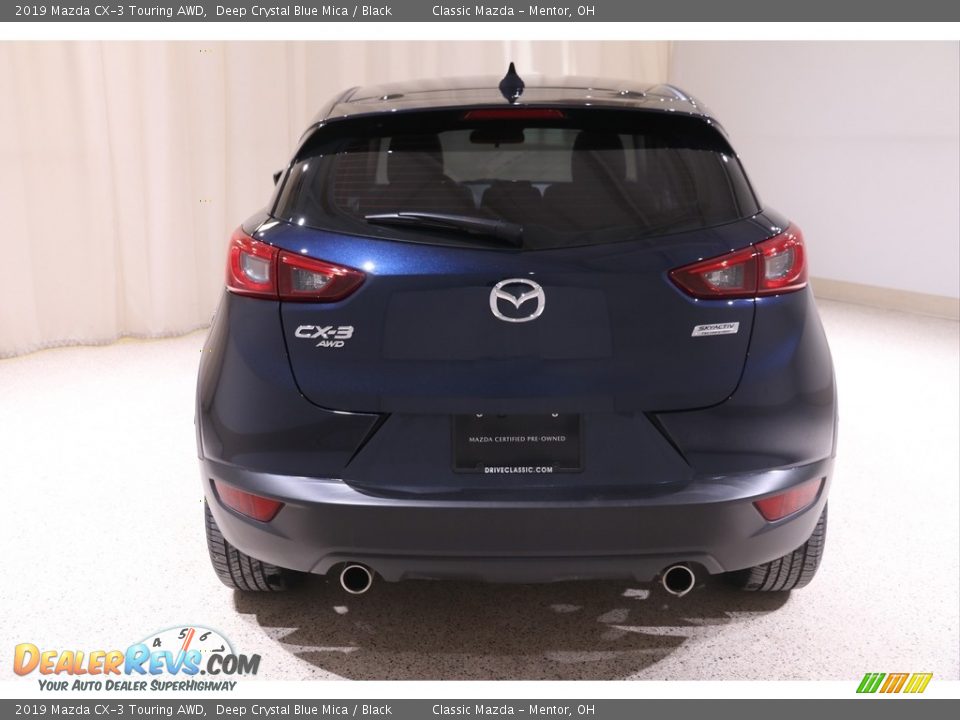 2019 Mazda CX-3 Touring AWD Deep Crystal Blue Mica / Black Photo #17