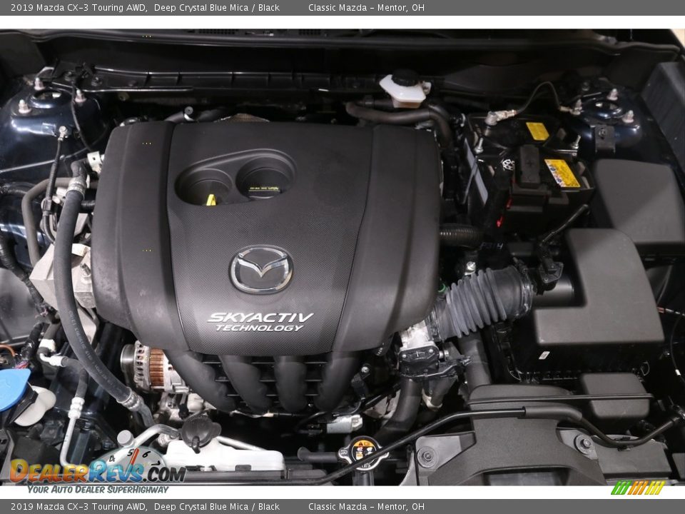 2019 Mazda CX-3 Touring AWD Deep Crystal Blue Mica / Black Photo #18