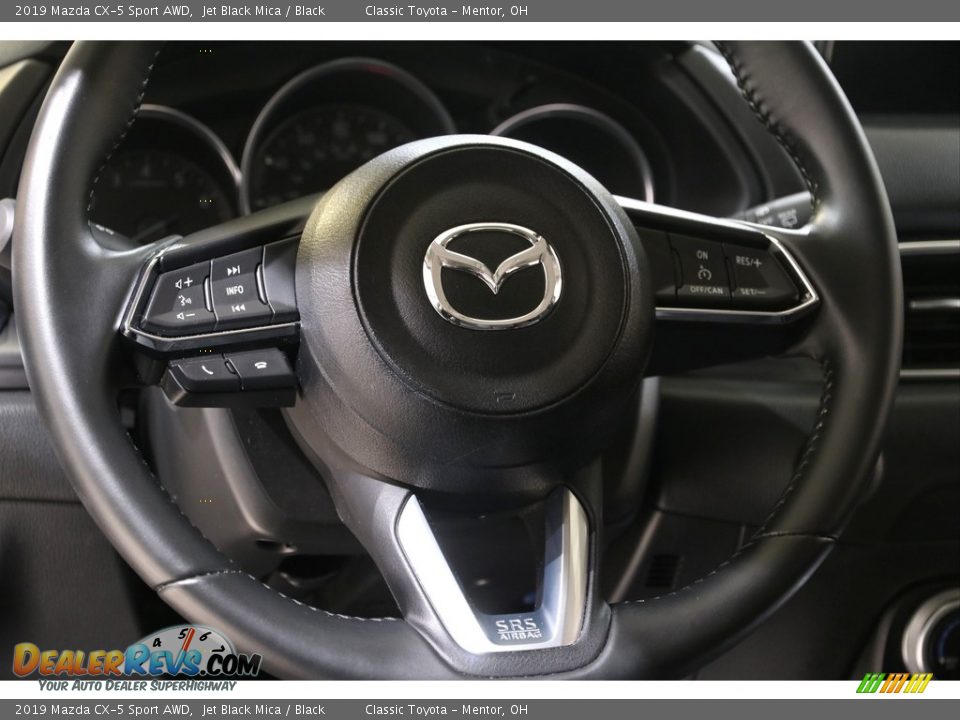 2019 Mazda CX-5 Sport AWD Jet Black Mica / Black Photo #7