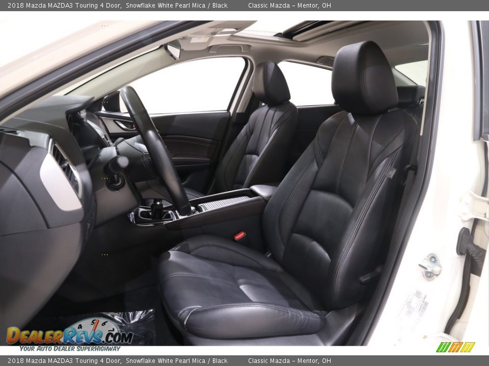 2018 Mazda MAZDA3 Touring 4 Door Snowflake White Pearl Mica / Black Photo #5