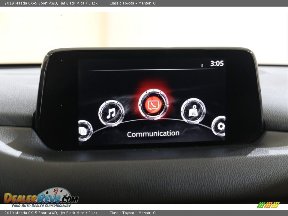 2019 Mazda CX-5 Sport AWD Jet Black Mica / Black Photo #10