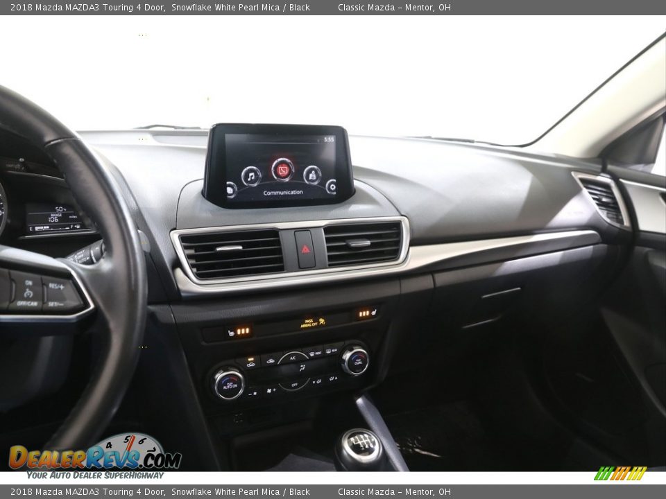 2018 Mazda MAZDA3 Touring 4 Door Snowflake White Pearl Mica / Black Photo #9