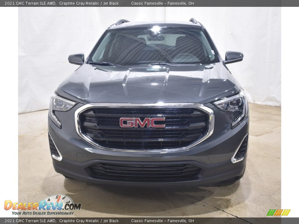 2021 GMC Terrain SLE AWD Graphite Gray Metallic / Jet Black Photo #3