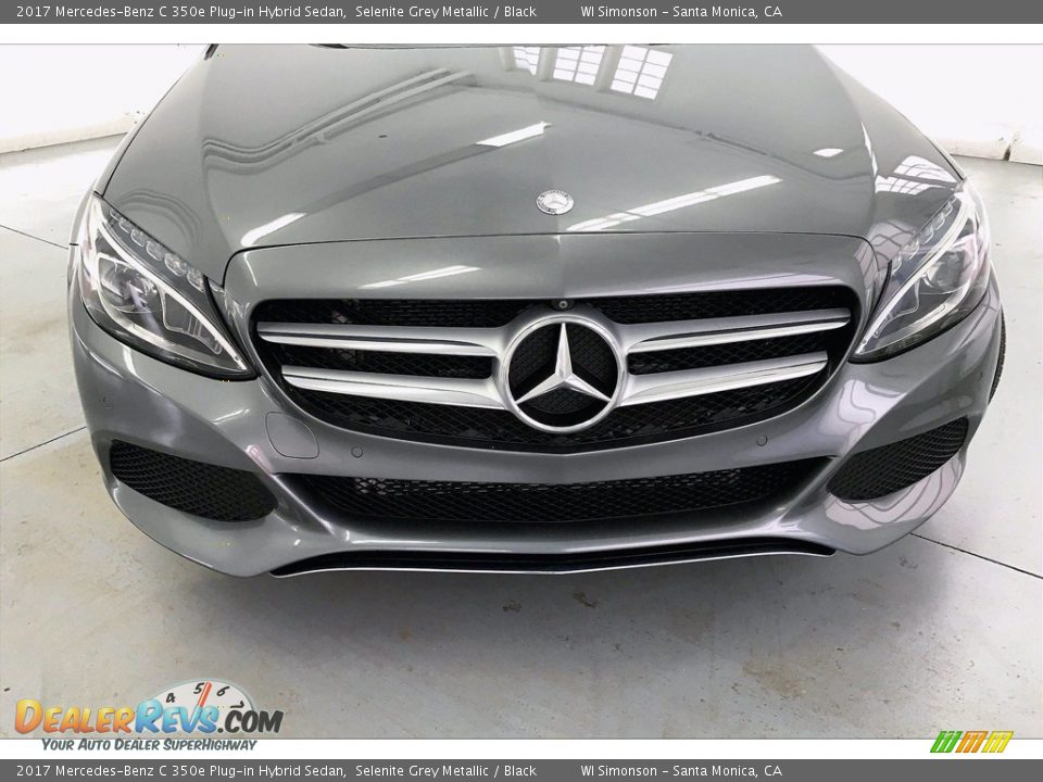 2017 Mercedes-Benz C 350e Plug-in Hybrid Sedan Selenite Grey Metallic / Black Photo #30