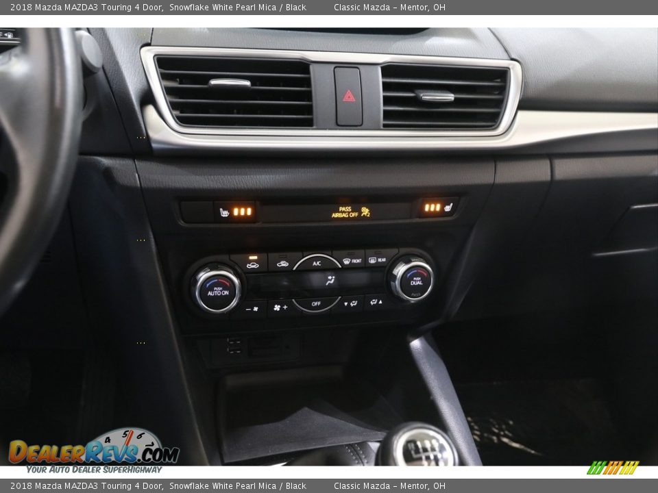 2018 Mazda MAZDA3 Touring 4 Door Snowflake White Pearl Mica / Black Photo #12