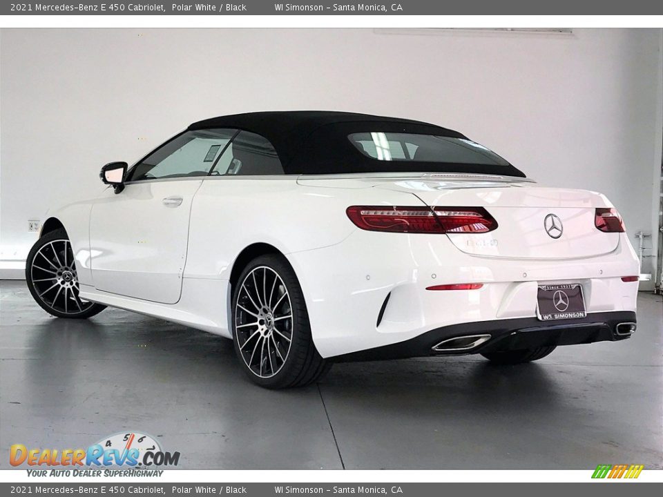 2021 Mercedes-Benz E 450 Cabriolet Polar White / Black Photo #2