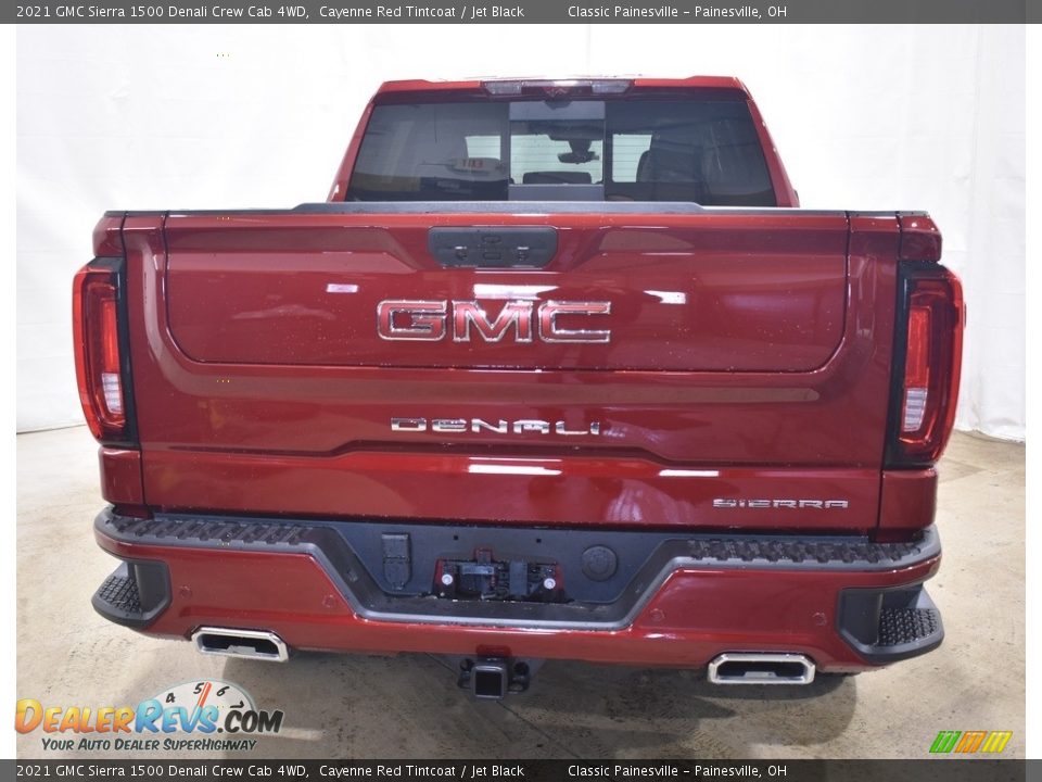 2021 GMC Sierra 1500 Denali Crew Cab 4WD Cayenne Red Tintcoat / Jet Black Photo #3