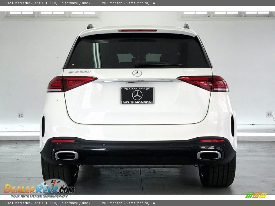 2021 Mercedes-Benz GLE 350 Polar White / Black Photo #3