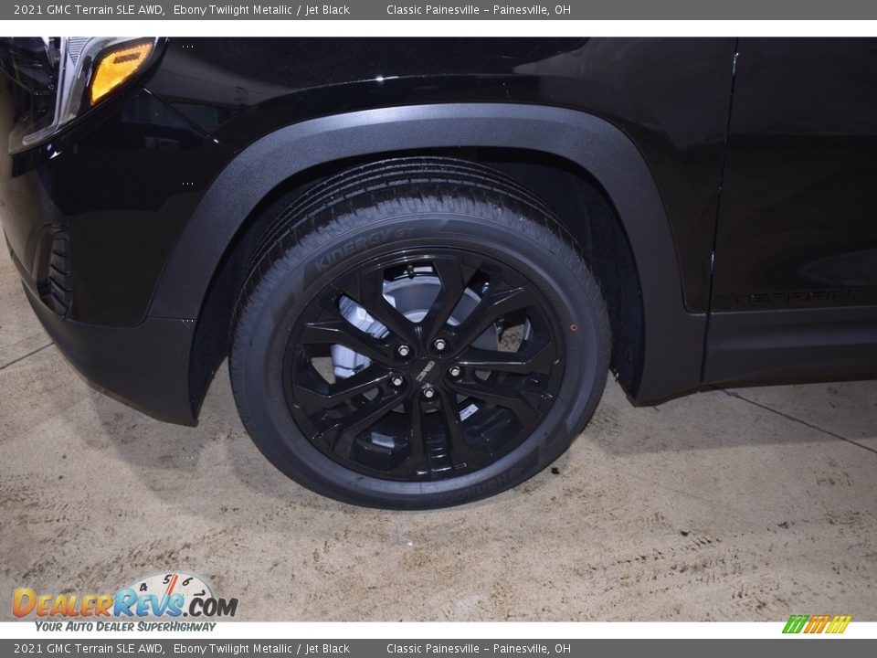 2021 GMC Terrain SLE AWD Ebony Twilight Metallic / Jet Black Photo #5