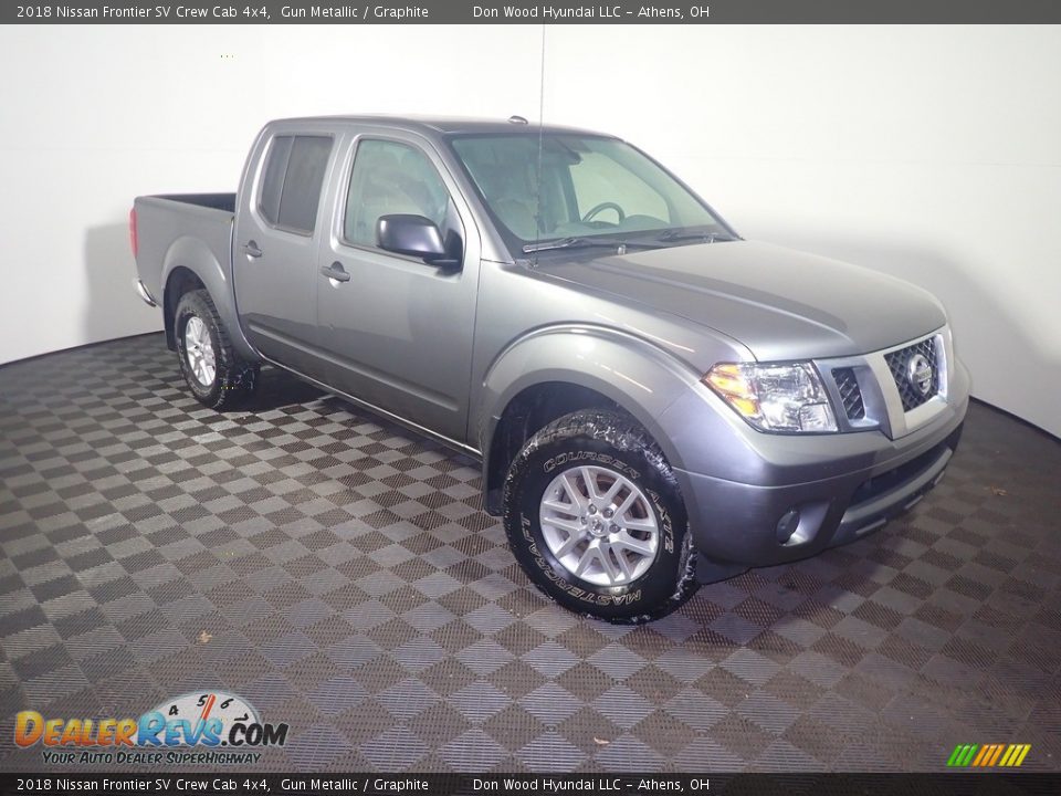 2018 Nissan Frontier SV Crew Cab 4x4 Gun Metallic / Graphite Photo #3