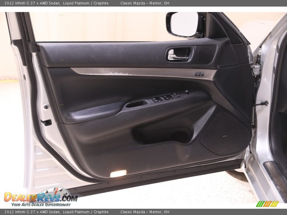 2012 Infiniti G 37 x AWD Sedan Liquid Platinum / Graphite Photo #4