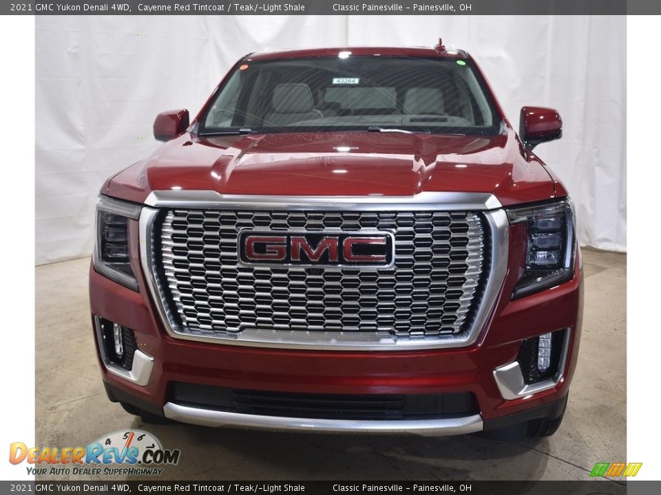 2021 GMC Yukon Denali 4WD Cayenne Red Tintcoat / Teak/­Light Shale Photo #4