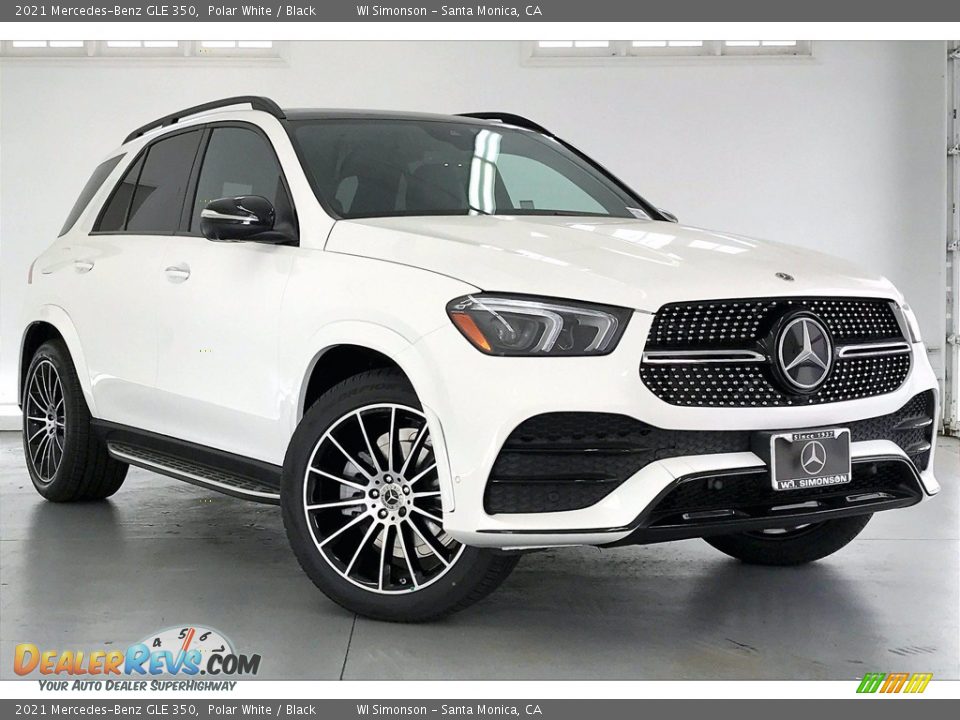 2021 Mercedes-Benz GLE 350 Polar White / Black Photo #12