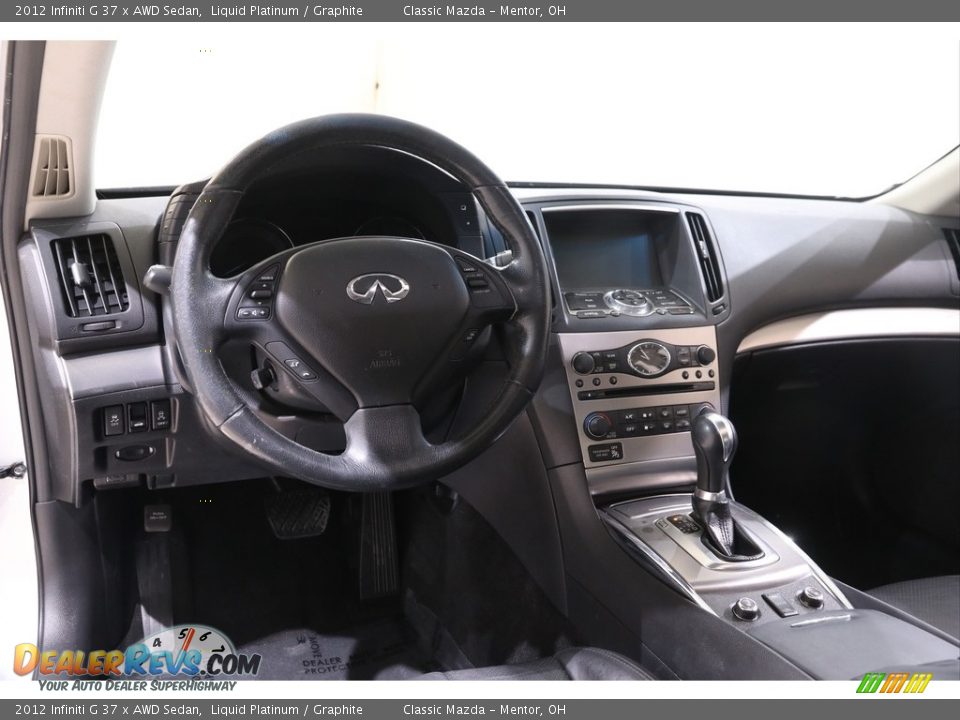 2012 Infiniti G 37 x AWD Sedan Liquid Platinum / Graphite Photo #6