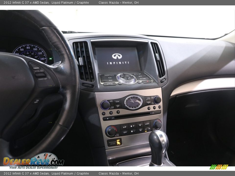 2012 Infiniti G 37 x AWD Sedan Liquid Platinum / Graphite Photo #9