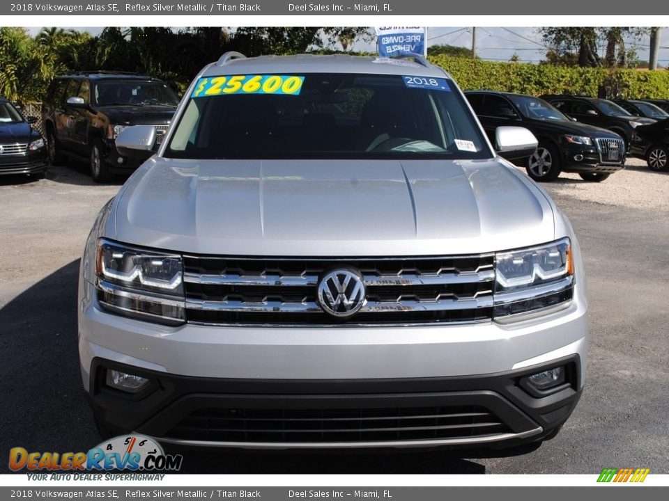 2018 Volkswagen Atlas SE Reflex Silver Metallic / Titan Black Photo #3