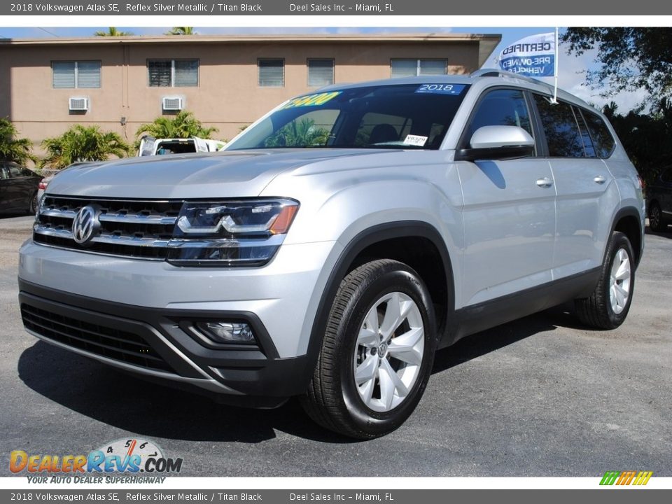2018 Volkswagen Atlas SE Reflex Silver Metallic / Titan Black Photo #5