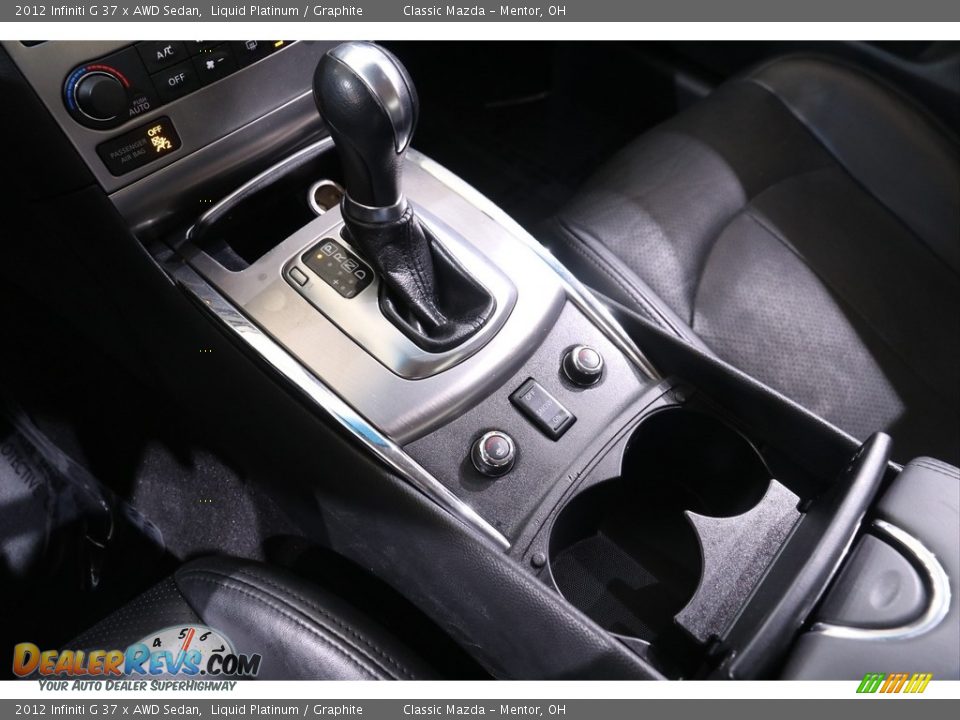 2012 Infiniti G 37 x AWD Sedan Liquid Platinum / Graphite Photo #14