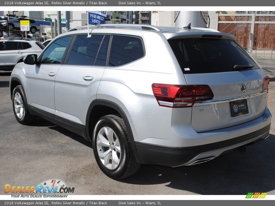 2018 Volkswagen Atlas SE Reflex Silver Metallic / Titan Black Photo #6