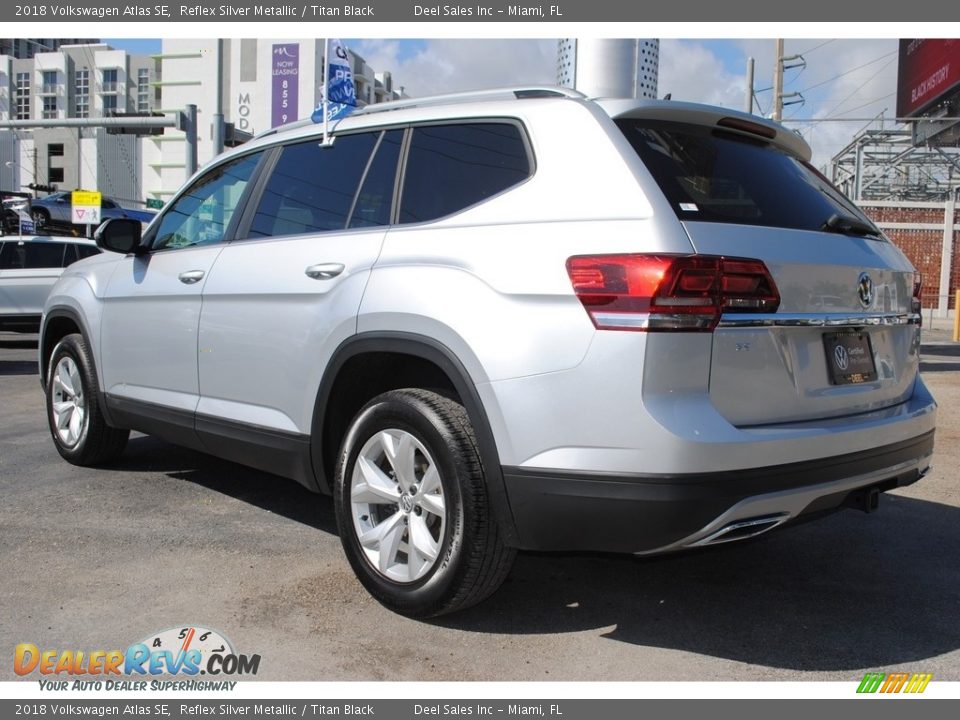 2018 Volkswagen Atlas SE Reflex Silver Metallic / Titan Black Photo #7