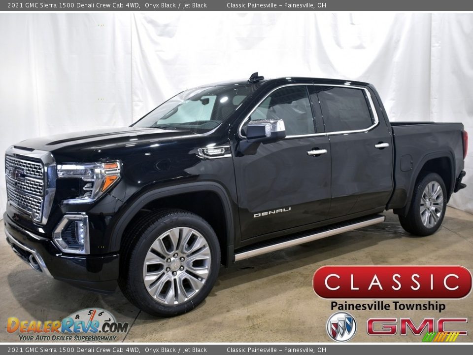 2021 GMC Sierra 1500 Denali Crew Cab 4WD Onyx Black / Jet Black Photo #1