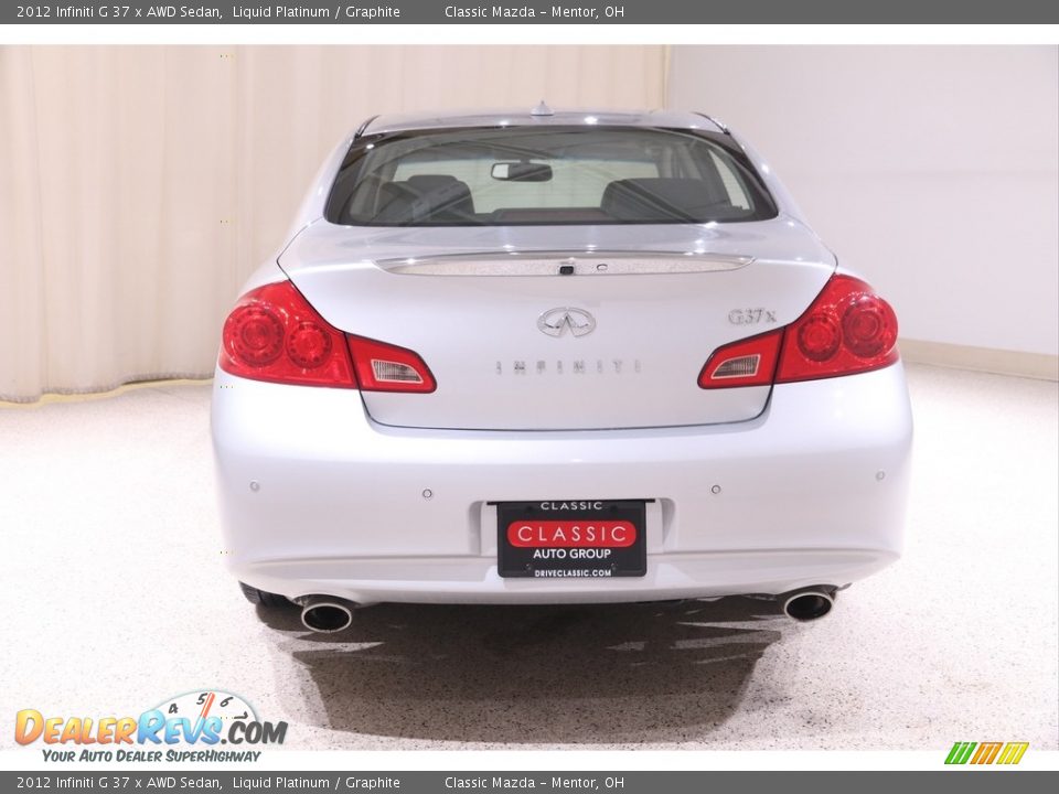 2012 Infiniti G 37 x AWD Sedan Liquid Platinum / Graphite Photo #19