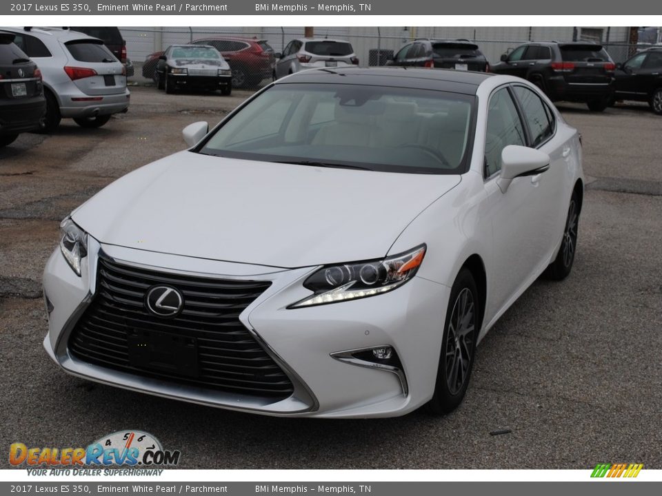 2017 Lexus ES 350 Eminent White Pearl / Parchment Photo #1