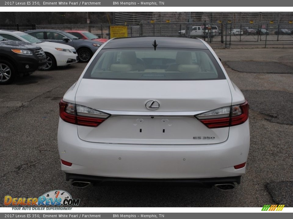 2017 Lexus ES 350 Eminent White Pearl / Parchment Photo #4