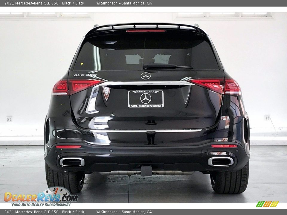 2021 Mercedes-Benz GLE 350 Black / Black Photo #3