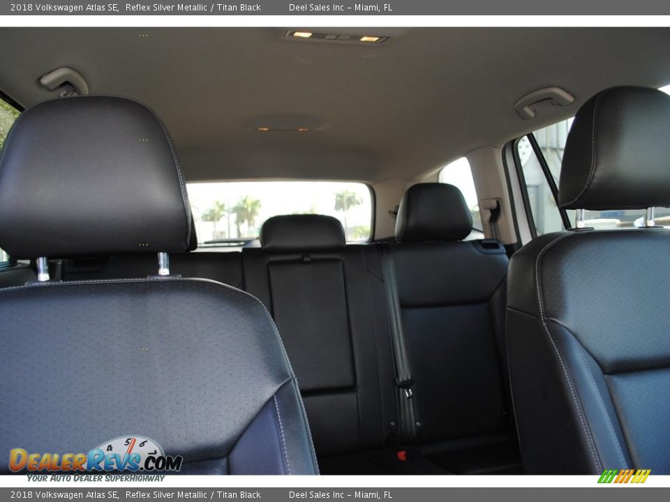2018 Volkswagen Atlas SE Reflex Silver Metallic / Titan Black Photo #18