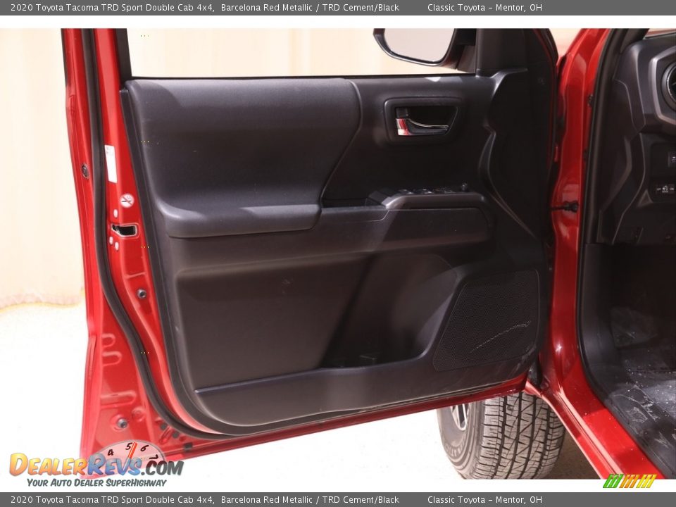 2020 Toyota Tacoma TRD Sport Double Cab 4x4 Barcelona Red Metallic / TRD Cement/Black Photo #4