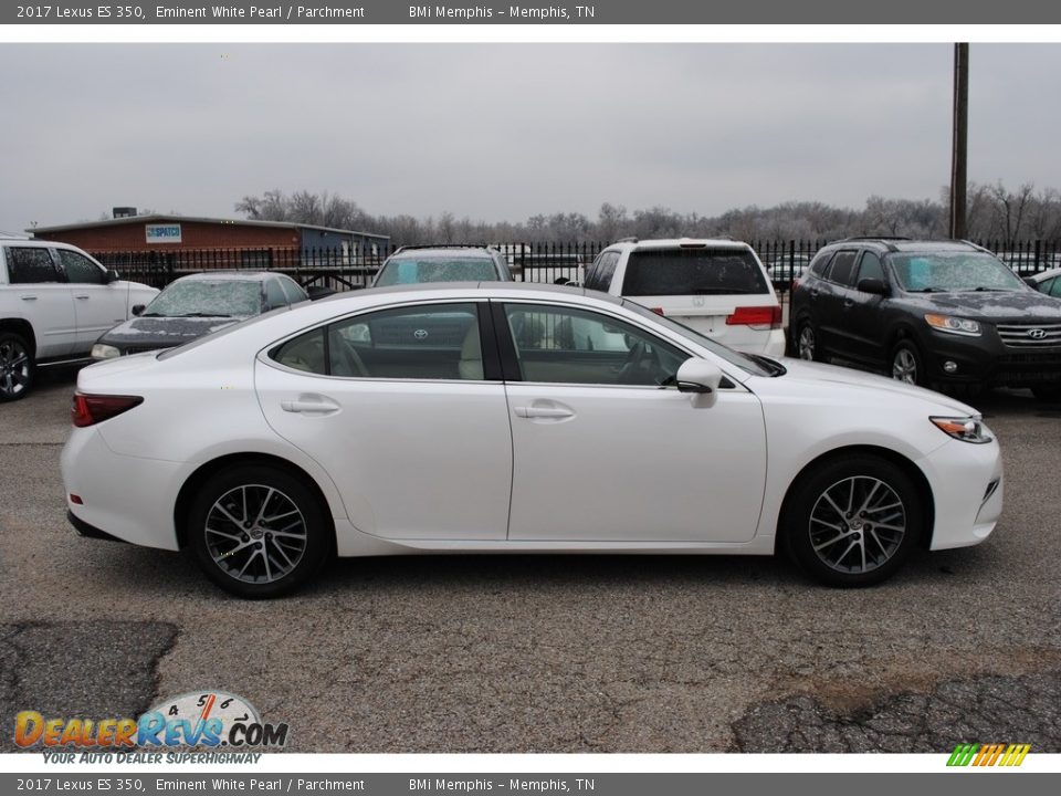 2017 Lexus ES 350 Eminent White Pearl / Parchment Photo #6