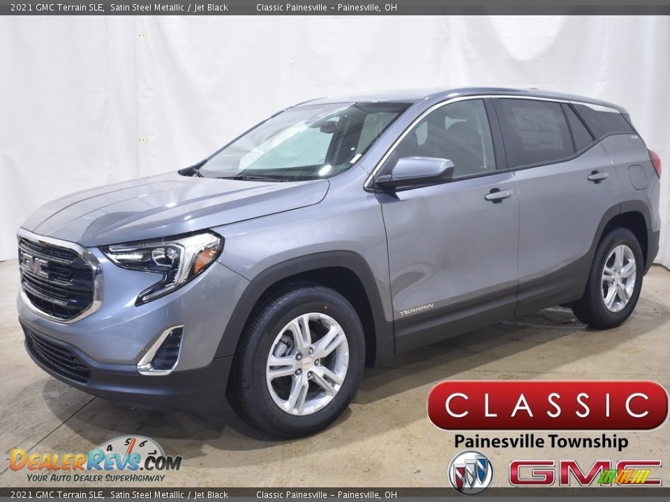 2021 GMC Terrain SLE Satin Steel Metallic / Jet Black Photo #1