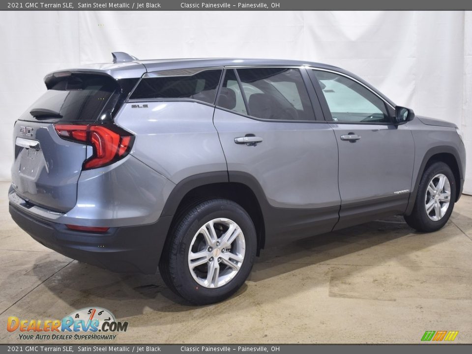 2021 GMC Terrain SLE Satin Steel Metallic / Jet Black Photo #2