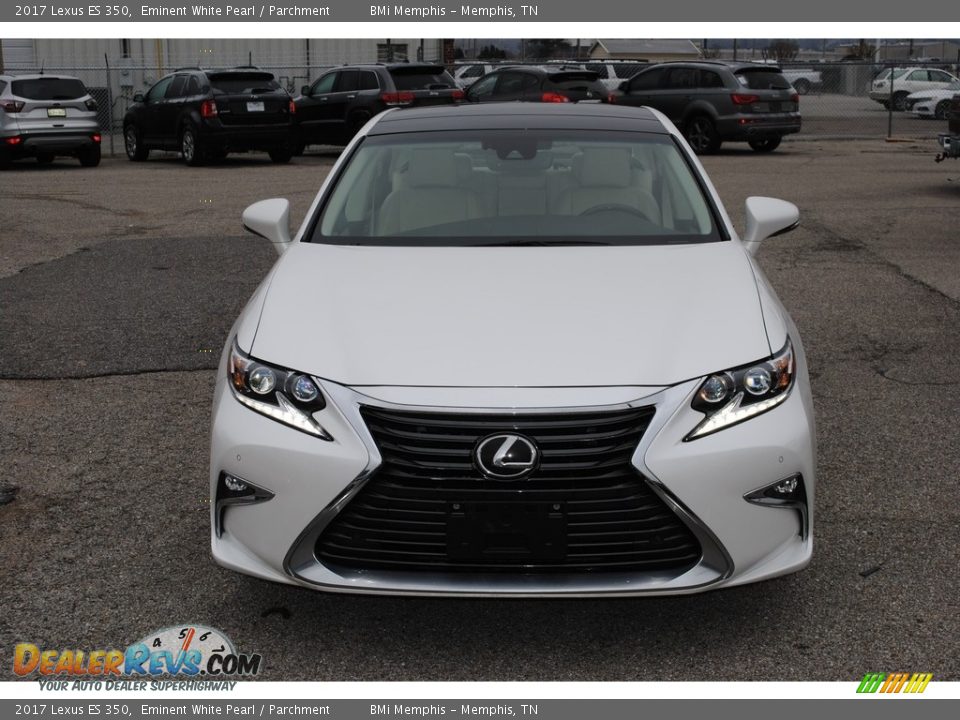 2017 Lexus ES 350 Eminent White Pearl / Parchment Photo #8