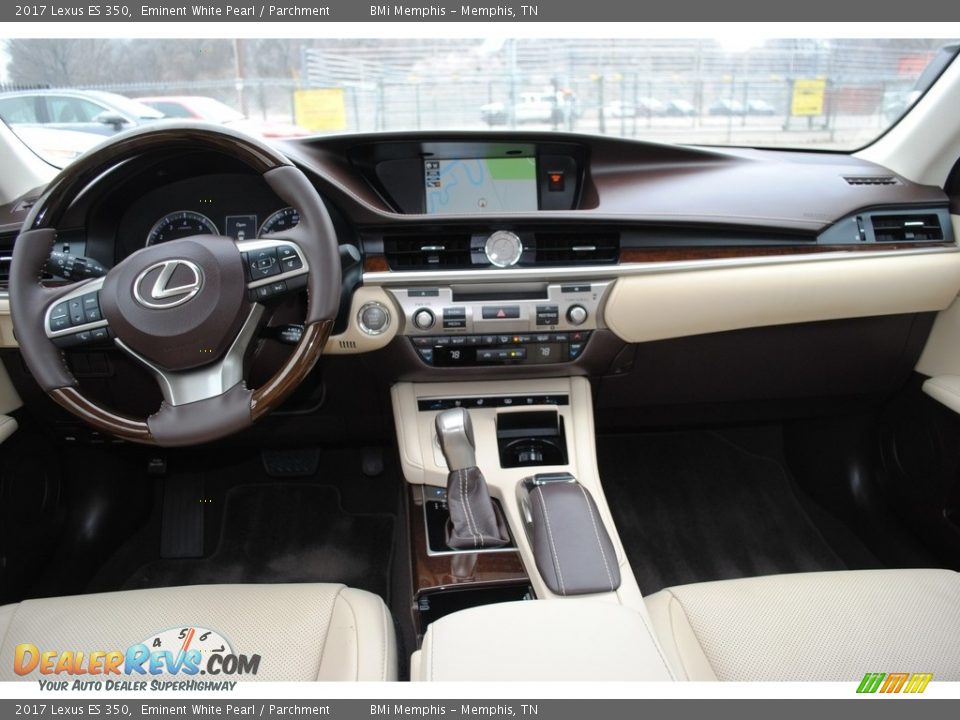 2017 Lexus ES 350 Eminent White Pearl / Parchment Photo #9