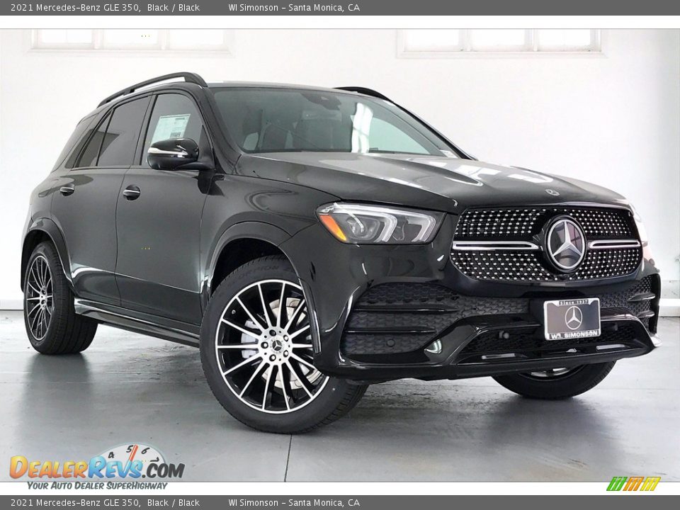 2021 Mercedes-Benz GLE 350 Black / Black Photo #12