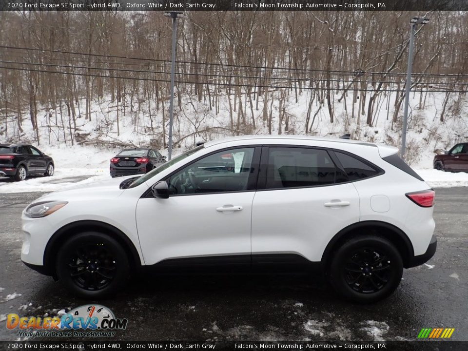 Oxford White 2020 Ford Escape SE Sport Hybrid 4WD Photo #5