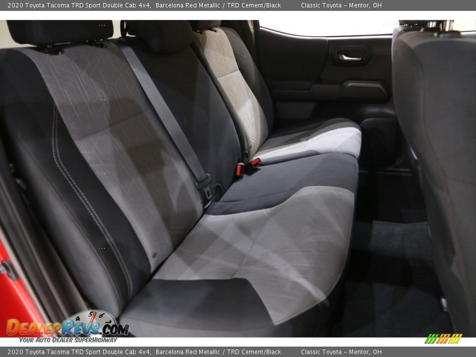 2020 Toyota Tacoma TRD Sport Double Cab 4x4 Barcelona Red Metallic / TRD Cement/Black Photo #16