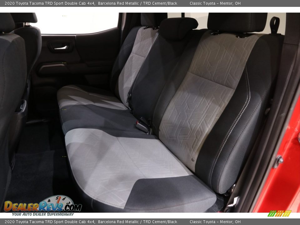 2020 Toyota Tacoma TRD Sport Double Cab 4x4 Barcelona Red Metallic / TRD Cement/Black Photo #17