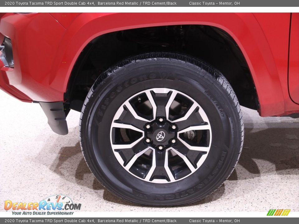 2020 Toyota Tacoma TRD Sport Double Cab 4x4 Barcelona Red Metallic / TRD Cement/Black Photo #20