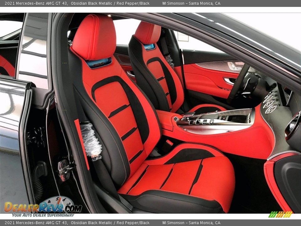 Red Pepper/Black Interior - 2021 Mercedes-Benz AMG GT 43 Photo #5