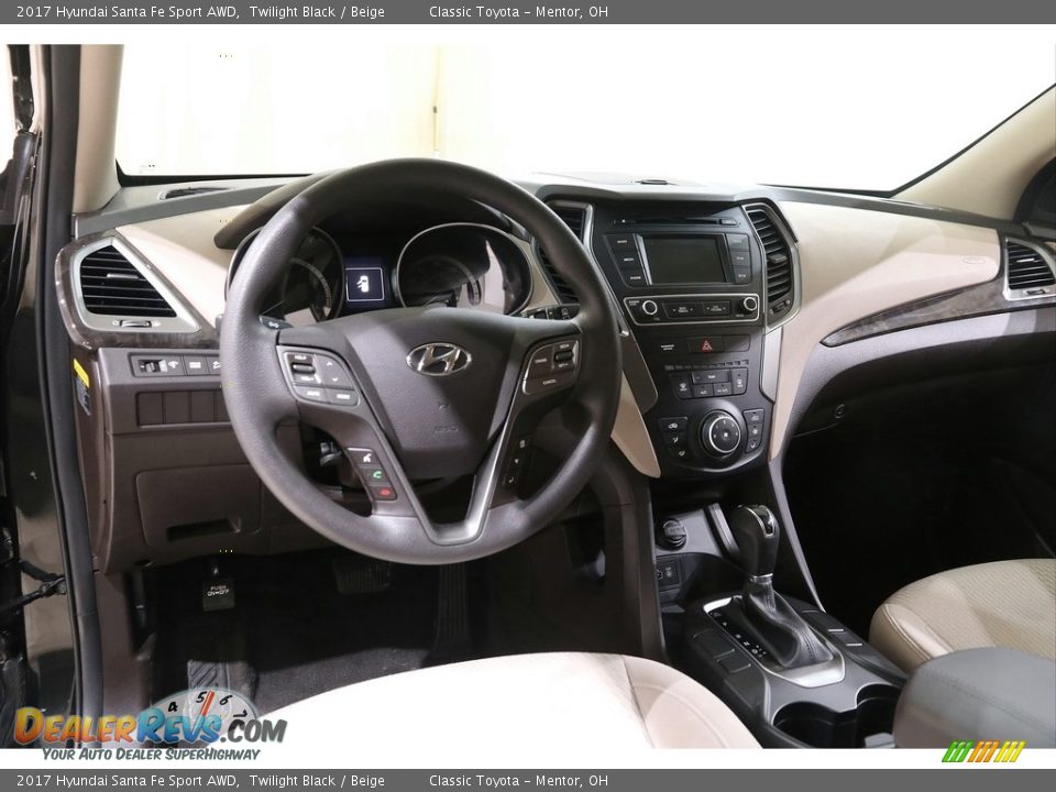 Dashboard of 2017 Hyundai Santa Fe Sport AWD Photo #6