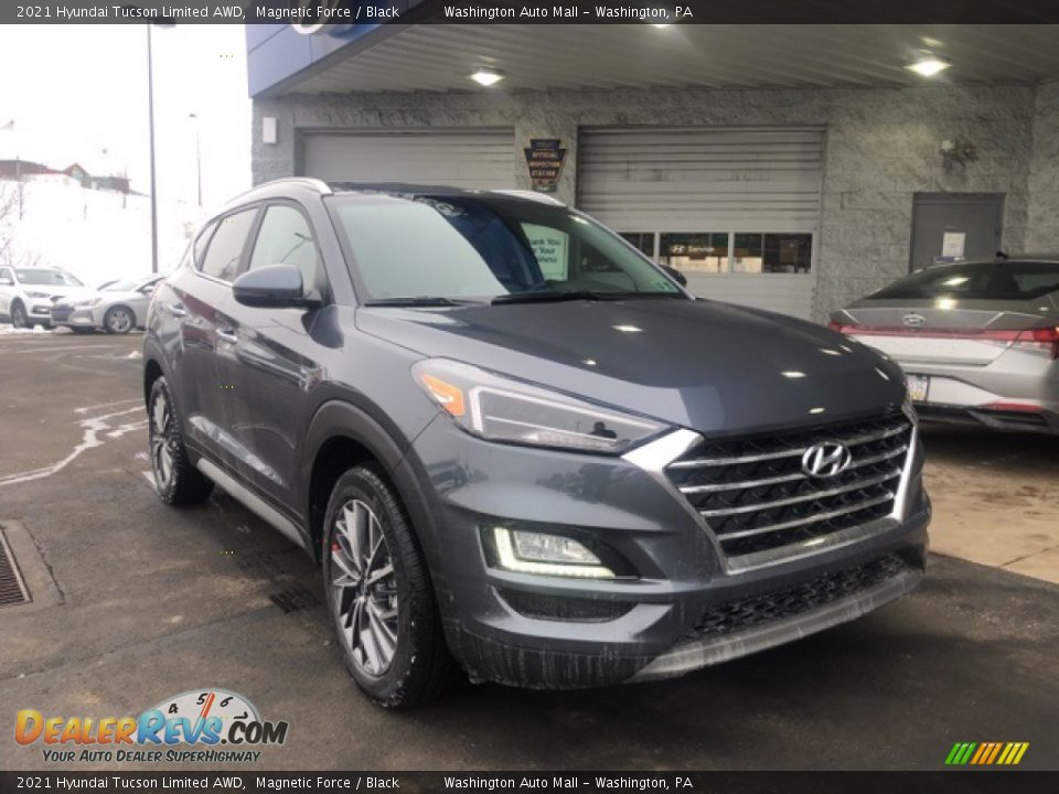 2021 Hyundai Tucson Limited AWD Magnetic Force / Black Photo #1