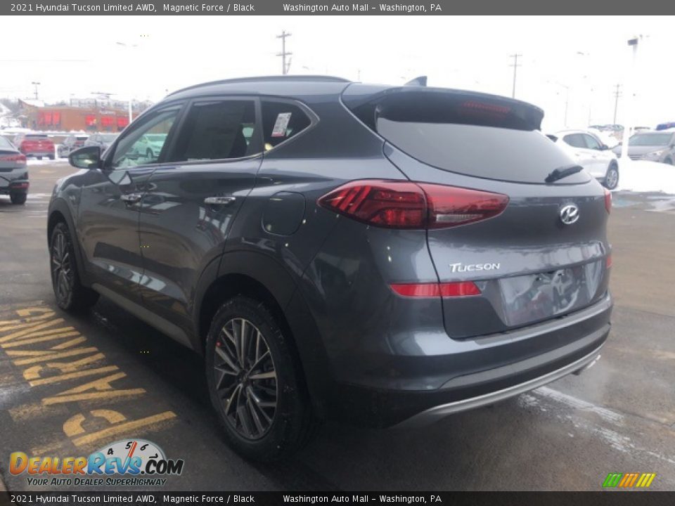 2021 Hyundai Tucson Limited AWD Magnetic Force / Black Photo #3