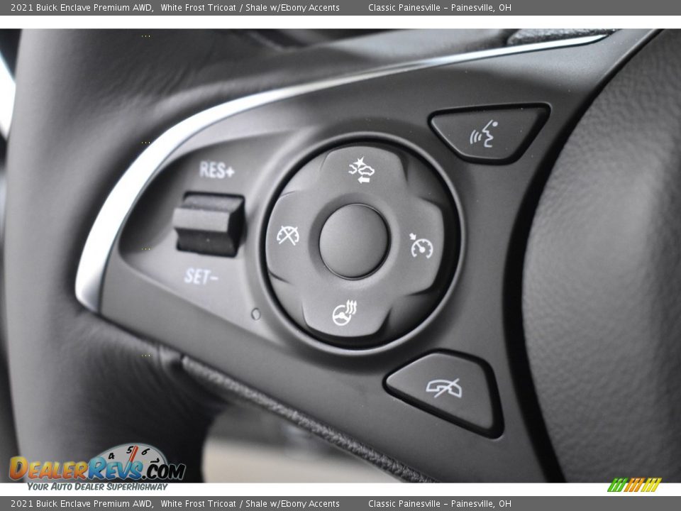 2021 Buick Enclave Premium AWD White Frost Tricoat / Shale w/Ebony Accents Photo #12