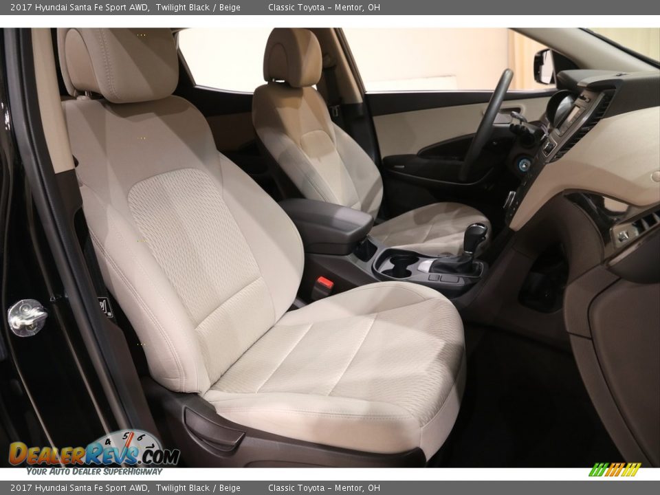 Front Seat of 2017 Hyundai Santa Fe Sport AWD Photo #14